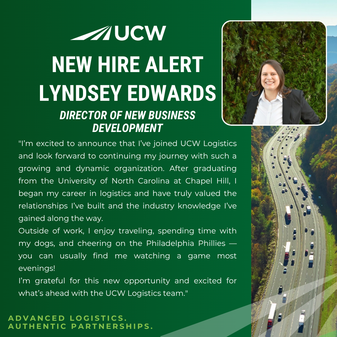 Lyndsey Edwards New Hire Alert Image.