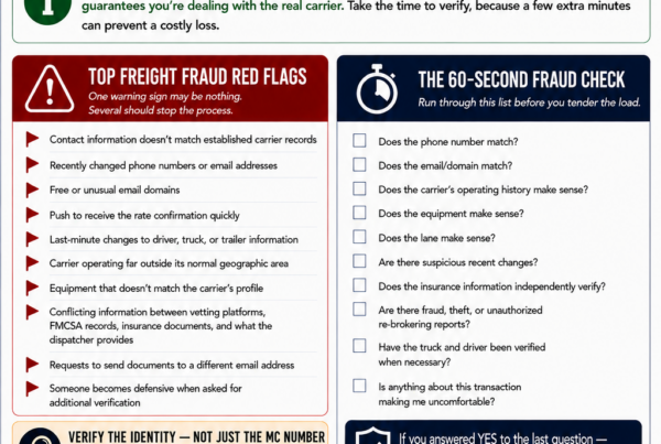Freight fraud and how to spot it