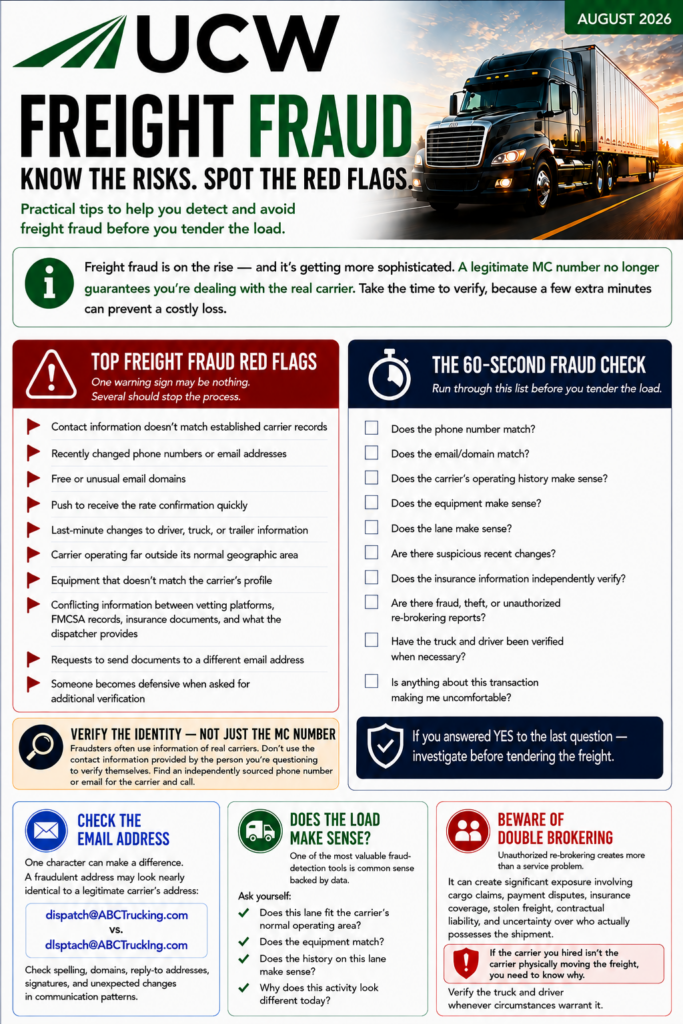 Freight fraud and how to spot it