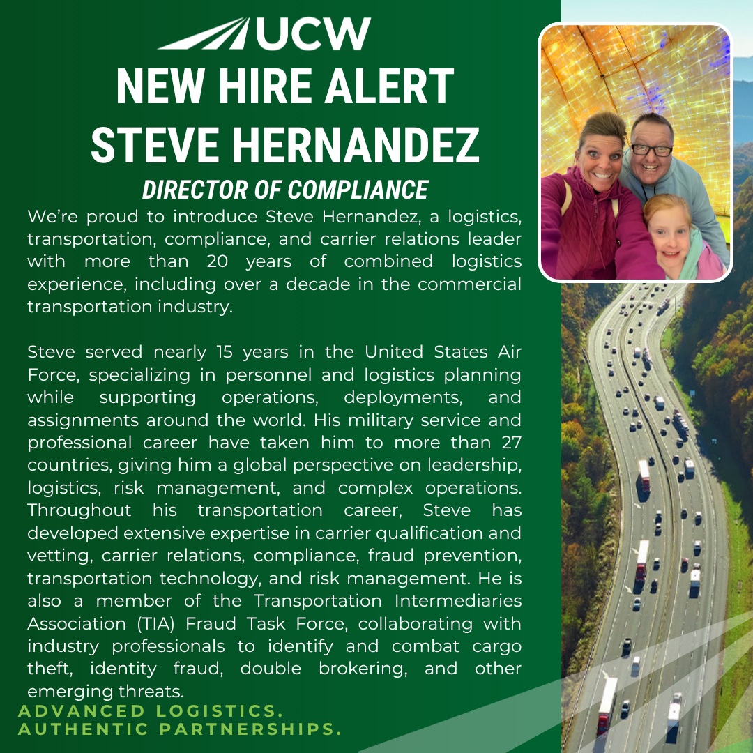 New Hire Steve Hernandez
